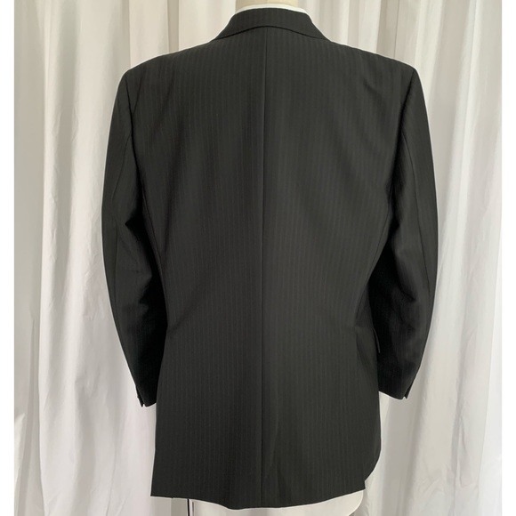 Saxony Hall Gray Striped Blazer - Picture 3 of 8